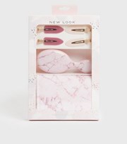 New Look Pink Marble Hair Styling Set